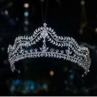 Women's Sweet Crown Alloy Diamond Crown sku image 2