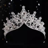Simple Style Crown Alloy Inlay Rhinestones Crown sku image 1