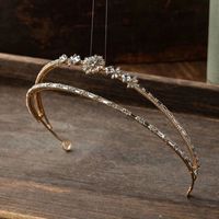 Style Simple Couronne Alliage Incruster Strass Couronne sku image 2