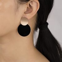1 Pair Casual Cute Simple Style Color Block Plating Stainless Steel Arylic Rose Gold Plated Drop Earrings main image 1