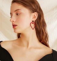 1 Pair Simple Style Flower Inlay Metal Rhinestones Earrings main image 3