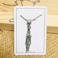 1 Pièce Rétro Géométrique Cristal Métal Unisexe Collier sku image 6