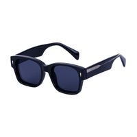 Retro Streetwear Solid Color Pc Square Full Frame Men's Sunglasses sku image 1