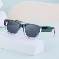 Retro Streetwear Solid Color Pc Square Full Frame Men's Sunglasses main image 6