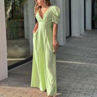 Women'S Street Fashion Solid Color Full Length Popover Jumpsuits main image 3