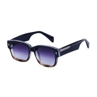Retro Streetwear Solid Color Pc Square Full Frame Men's Sunglasses sku image 3