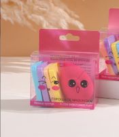 Cute Solid Color Hydrophilic Polyurethane Makeup Sponge 1 Set sku image 4