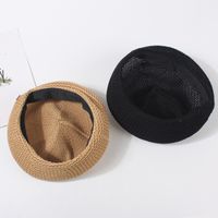 Women's Elegant Basic Solid Color Eaveless Beret Hat main image 4