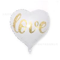 Valentine's Day Letter Bird Aluminum Film Wedding Party Balloon sku image 7