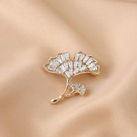 Simple Style Flower Bow Knot Alloy Inlay Zircon Women's Brooches main image 5