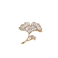 Simple Style Flower Bow Knot Alloy Inlay Zircon Women's Brooches main image 4