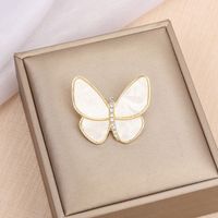 Simple Style Bow Knot Alloy Inlay Zircon Women's Brooches main image 5