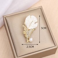 Simple Style Bow Knot Alloy Inlay Zircon Women's Brooches sku image 2