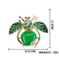 Retro Cartoon Character Insect Alloy Inlay Zircon Unisex Brooches sku image 14