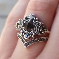 Retro Star Zircon Alloy Wholesale Rings main image 6