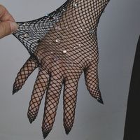 Frau Übertrieben Punk Einfarbig Handschuhe 1 Paar main image 3