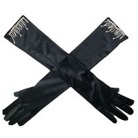 Women's Lady Sexy Solid Color Gloves 1 Pair sku image 5