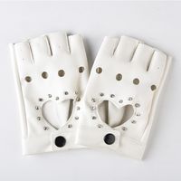 Women's Retro Sexy Heart Shape Leopard Gloves 1 Pair sku image 15
