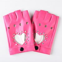 Women's Retro Sexy Heart Shape Leopard Gloves 1 Pair sku image 17