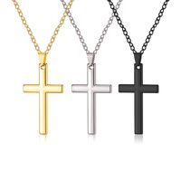 Retro Cross Alloy Plating Men's Pendant Necklace main image 5