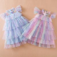 Princess Camouflage Cotton Blend Polyester Girls Dresses main image 1
