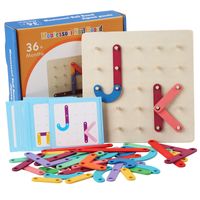 Rätsel Kleinkind (3-6 Jahre) Brief Holz Spielzeug main image 5