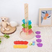 ألعاب البناء طفل صغير (3-6 سنوات) هندسي خشب لعب main image 4
