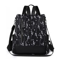 Anti-theft Color Block Daily Women's Backpack sku image 1