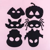Christmas Easter Halloween Pattern Pumpkin Paper Masquerade Costume Props sku image 6