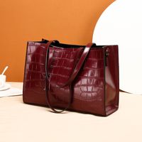 Women's Medium Summer Pu Leather Business Bag Sets sku image 1