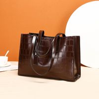 Women's Medium Summer Pu Leather Business Bag Sets sku image 4