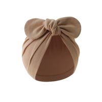 Baby Girl's Baby Boy's Simple Style Solid Color Bow Knot Baby Hat sku image 9