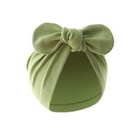 Baby Girl's Baby Boy's Simple Style Solid Color Bow Knot Baby Hat sku image 18