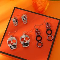 1 Pair Gothic Hip-hop Funny Spider Plating Alloy 14k Gold Plated Silver Plated Drop Earrings main image 7
