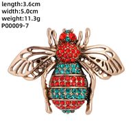 Novelty Insect Alloy Enamel Inlay Zircon Unisex Brooches sku image 14