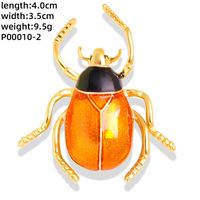 Novelty Insect Alloy Enamel Inlay Zircon Unisex Brooches sku image 2