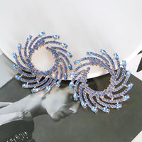 1 Pair Lady The Answer Inlay Alloy Rhinestones Earrings main image 2
