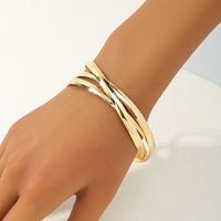 Style Nordique Rond Alliage De Gros Bracelet main image 1