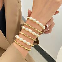 Tropical Round 14k Gold Plated Alloy Wholesale Bracelets main image 1