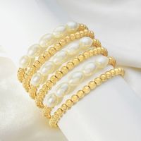Tropical Round 14k Gold Plated Alloy Wholesale Bracelets main image 5