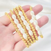 Tropical Round 14k Gold Plated Alloy Wholesale Bracelets main image 4