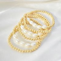 Tropical Round 14k Gold Plated Alloy Wholesale Bracelets main image 3