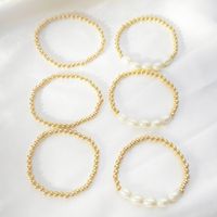 Tropical Round 14k Gold Plated Alloy Wholesale Bracelets main image 2
