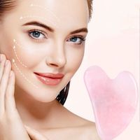 Cute Heart Shape Pink Crystal Scraping Board Massager main image 2