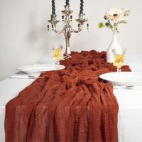 Vacation Solid Color Polyester Table Runner sku image 2