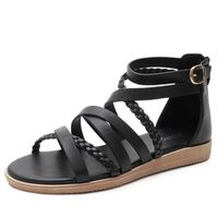 Women's Roman Style Solid Color Round Toe Fashion Sandals sku image 21