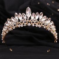 Elegant Crown Alloy Rhinestone Crown sku image 3