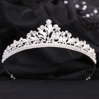Sweet Shiny Crown Alloy Rhinestone Crown sku image 1