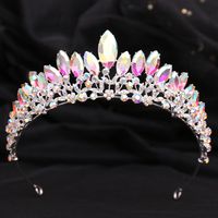 Elegant Crown Alloy Rhinestone Crown sku image 2