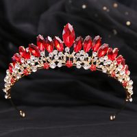 Elegant Crown Alloy Rhinestone Crown sku image 4